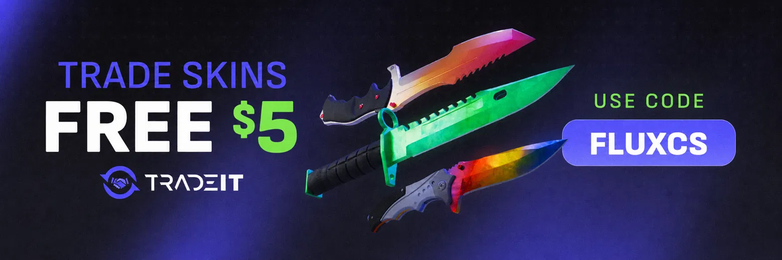 TradeIt.gg — Trade Skins, Free $5, code FLUXCS